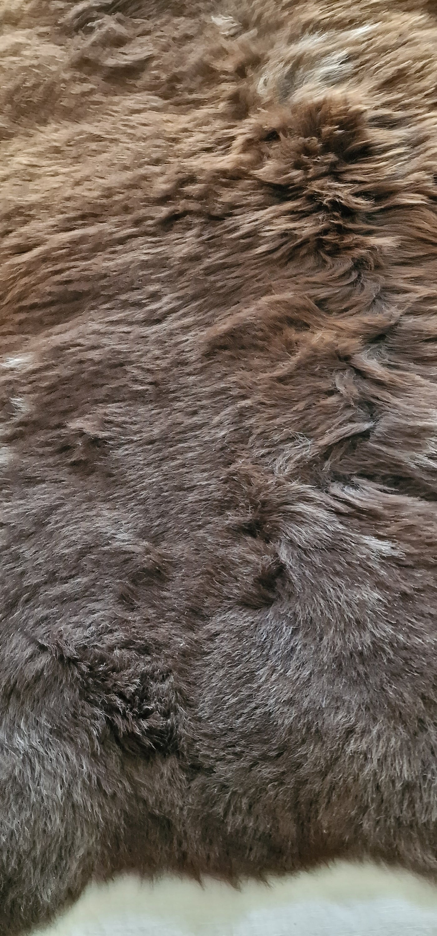 MARLOW Highland Sheep Fur Cat Bed. Size M